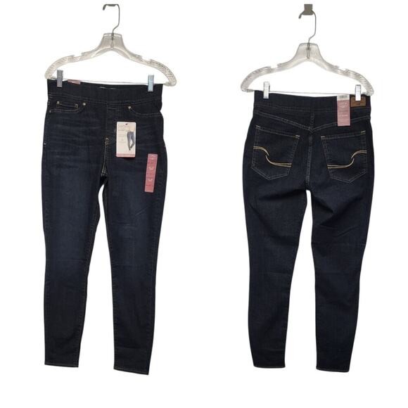 Signature Levi Strauss Totally Shaping Skinny Blue Denim Jeans Size 8/29W - Picture 6 of 14